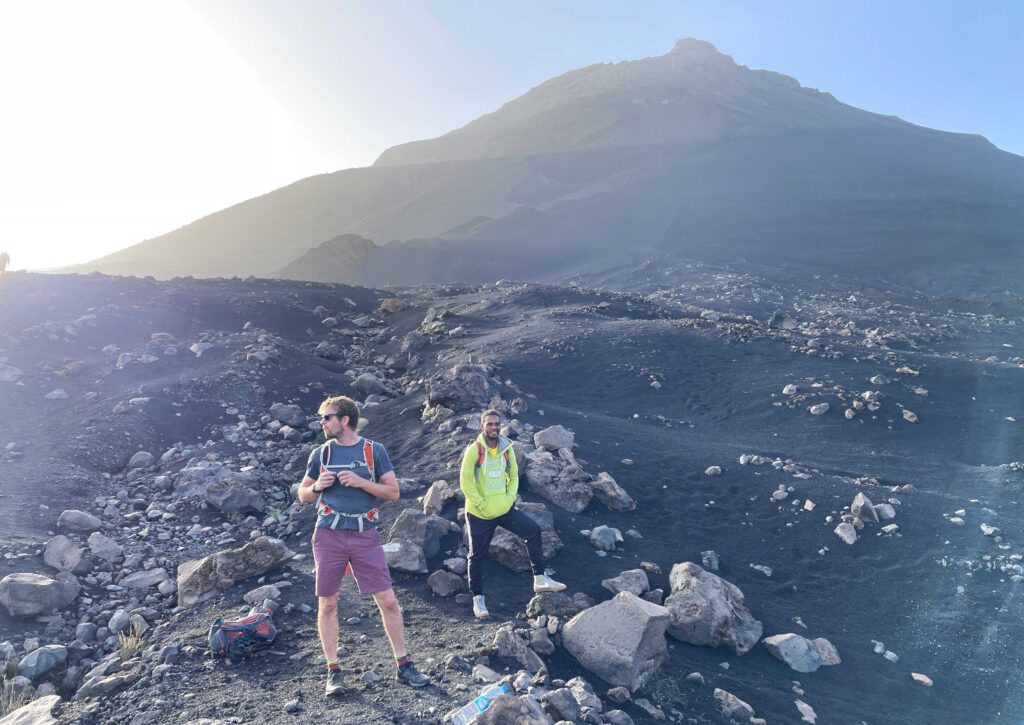 Guided ascent of Fogo Volcano