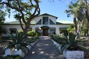 What’s it like to stay at guest farms in Namibia?  We visit Corona…