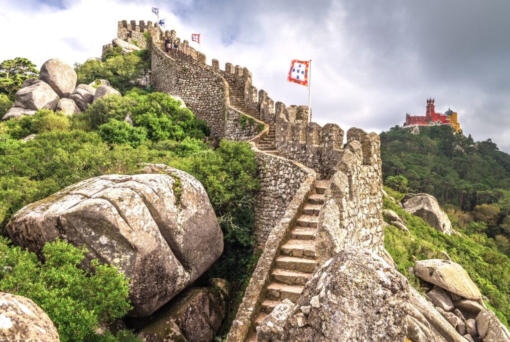 Portugal Lisbon Sintra Castelo dos Mouros