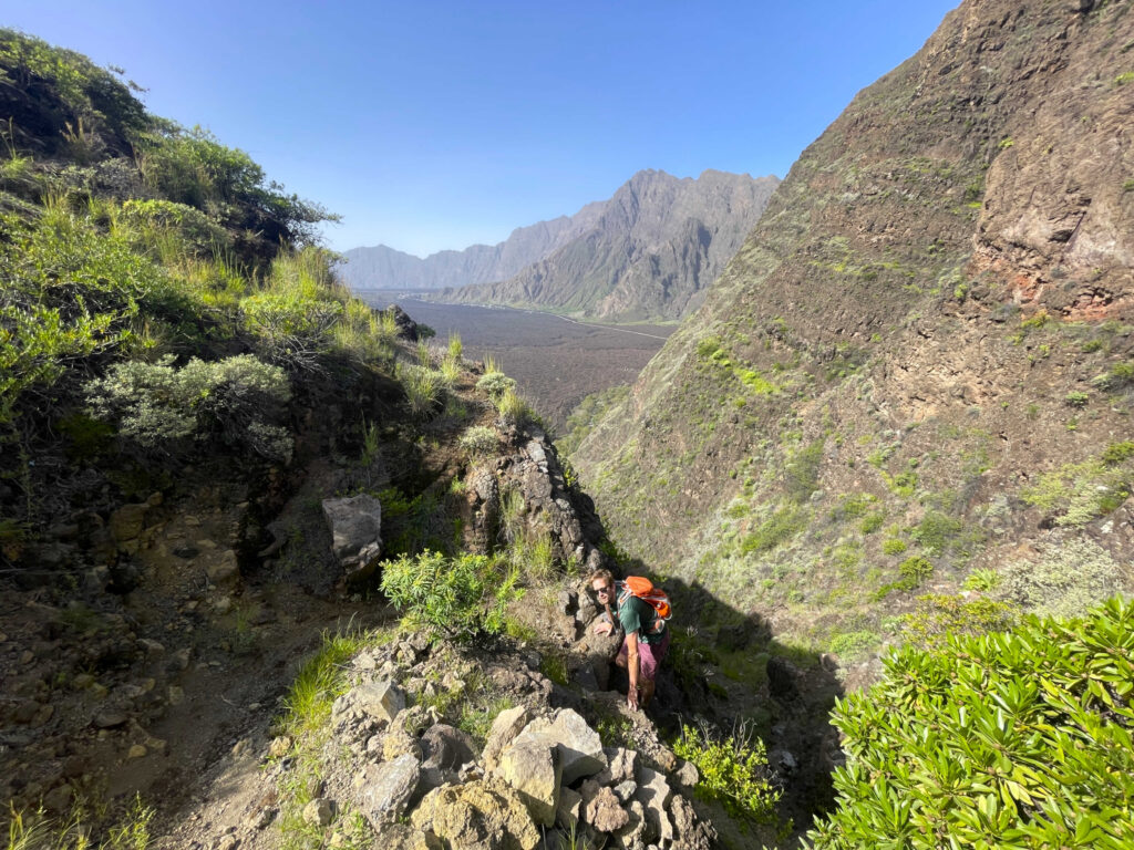 Bordeira Caldera on Fogo Island in Cape Verde
