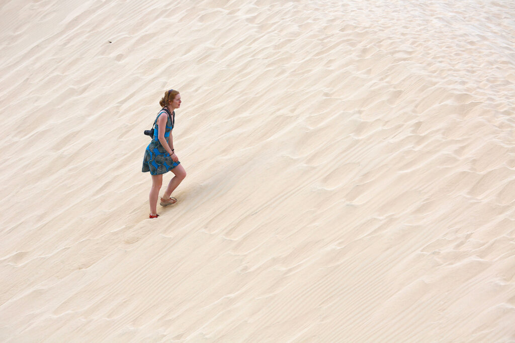 Praia Grande dunes on Sao Vicente