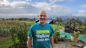 David’s listening walk to raise money for the Samaritans